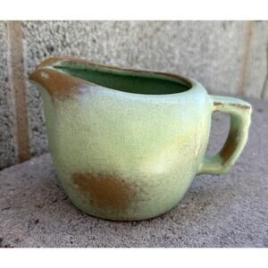 Vintage Frankoma Plainsman Green 5A Discontinued Creamer Only
